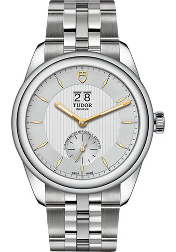 Tudor Watches - Glamour Double Date 42 mm - Steel - Bracelet - Style No: M57100-0002
