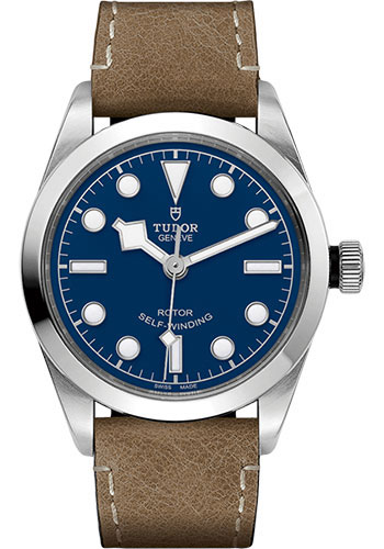 Tudor Watches - Black Bay 36 mm - Steel - Leather Strap - Style No: M79500-0005