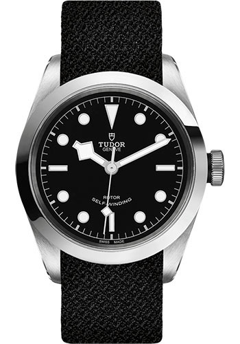 Tudor Watches - Black Bay 41 mm - Steel - Smooth Bezel - Fabric Strap - Style No: M79540-0009