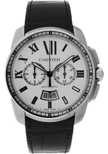 Cartier W7100046 Calibre de Cartier (Chronograph|SS) Watch