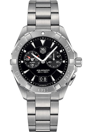 Tag Heuer Watches - Aquaracer Quartz Grande Date 40 mm - Steel - Bracelet - Style No: WAY111Z.BA0928