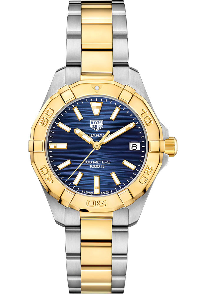 Tag Heuer Watches - Aquaracer Date Quartz 32 mm - Steel - Bracelet - Style No: WBD1325.BB0320