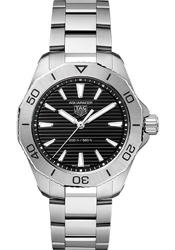 Tag Heuer Watches - Aquaracer Professional 200 Quartz 40 mm - Steel - Bracelet - Style No: WBP1110.BA0627