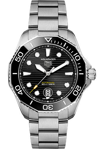 Tag Heuer Watches - Aquaracer Professional 300 Automatic 43 mm - Steel - Bracelet - Style No: WBP201A.BA0632