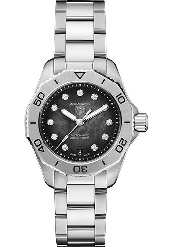 Tag Heuer Watches - Aquaracer Professional 200 Date Automatic 30 mm - Steel - Bracelet - Style No: WBP2410.BA0622