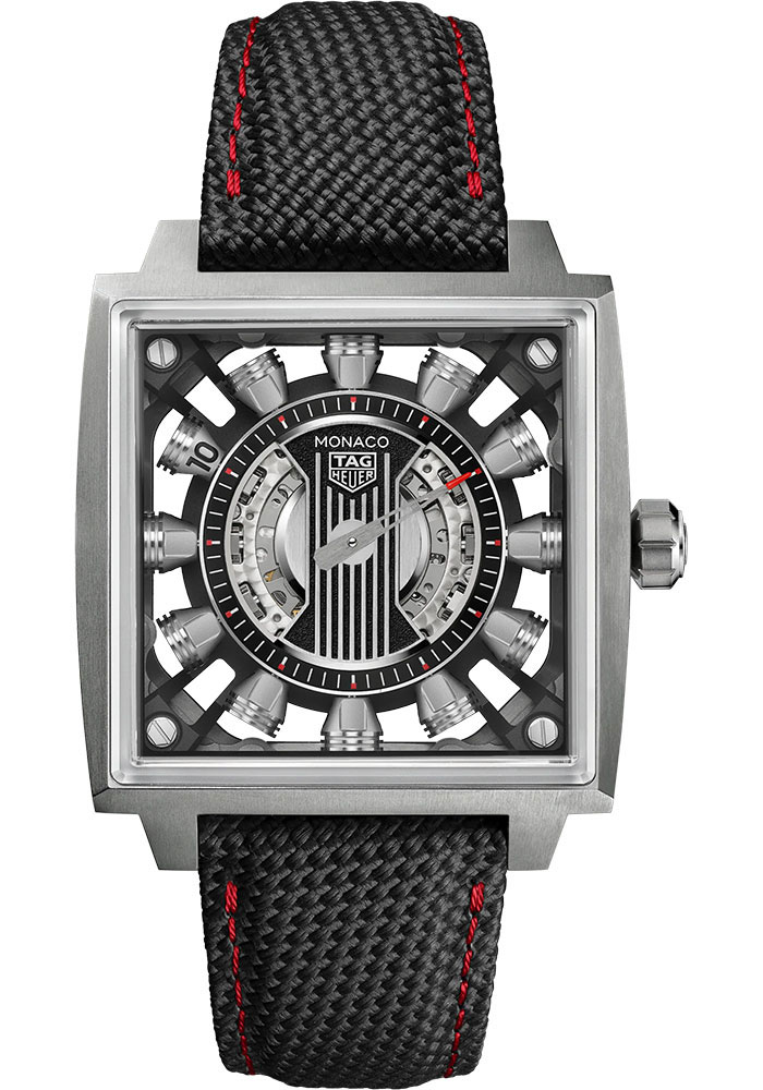 Tag Heuer Watches - Monaco Speed 12 Automatic 40 mm - Titanium - Rubber Strap - Style No: WBW2180.FT8133