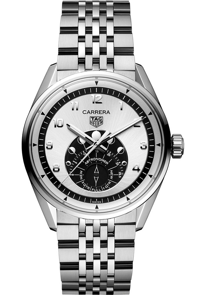 Tag Heuer Watches - Carrera Astronomer Automatic 39 mm - Steel - Bracelet - Style No: WBX2110.BA0044