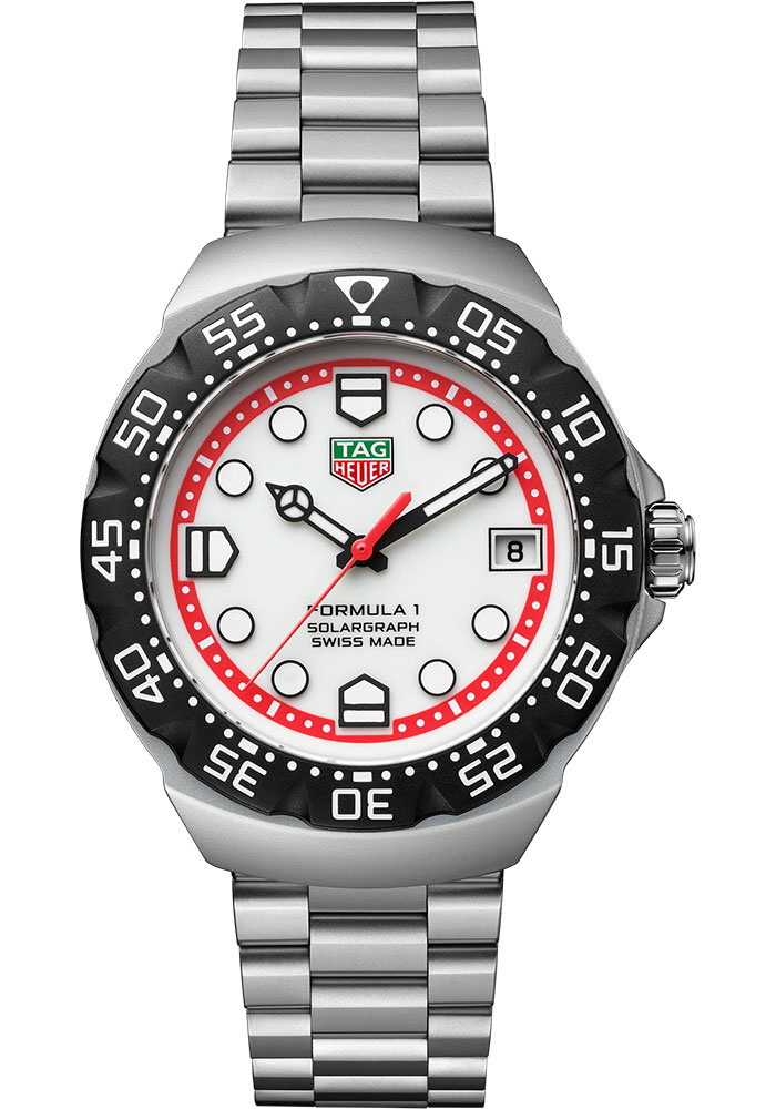 Tag Heuer Watches - Formula 1 Solargraph Quartz 38 mm - Steel - Bracelet - Style No: WBY1111.BA0042