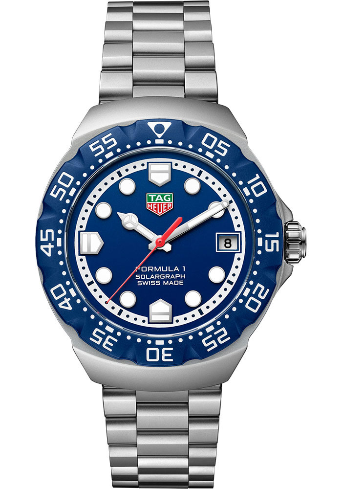 Tag Heuer Watches - Formula 1 Solargraph Quartz 38 mm - Steel - Bracelet - Style No: WBY1112.BA0042