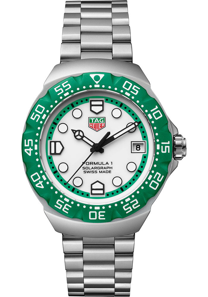 Tag Heuer Watches - Formula 1 Solargraph Quartz 38 mm - Steel - Bracelet - Style No: WBY1113.BA0042