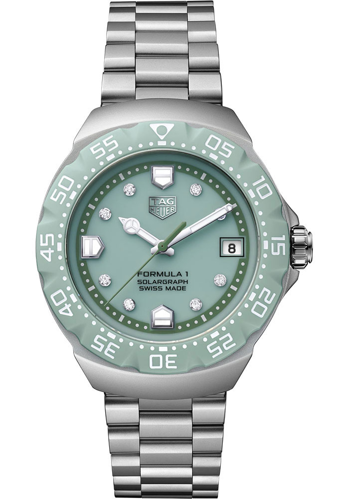 Tag Heuer Watches - Formula 1 Solargraph Quartz 38 mm - Steel - Bracelet - Style No: WBY111B.BA0042