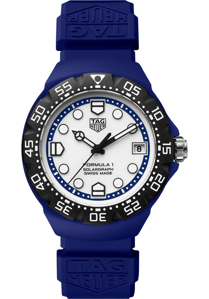Tag Heuer Watches - Formula 1 Solargraph Quartz 38 mm - Th-Polylight - Rubber Strap - Style No: WBY1162.FT8105