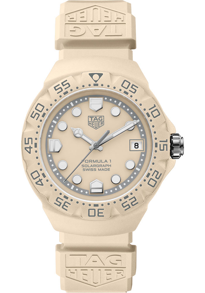 Tag Heuer Watches - Formula 1 Solargraph Quartz 38 mm - Th-Polylight - Rubber Strap - Style No: WBY1164.FT8114
