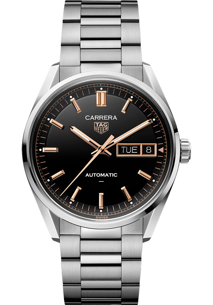 Tag Heuer Watches - Carrera Day-Date Automatic 41 mm - Steel - Bracelet - Style No: WDA2111.BA0043