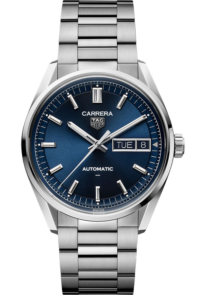 Tag Heuer Watches - Carrera Day-Date Automatic 41 mm - Steel - Bracelet - Style No: WDA2112.BA0043
