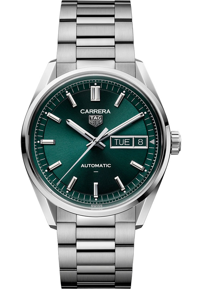 Tag Heuer Watches - Carrera Day-Date Automatic 41 mm - Steel - Bracelet - Style No: WDA2115.BA0043