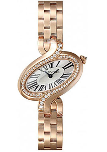 Cartier WG800003 Delices de Cartier Small Pink Gold Watch