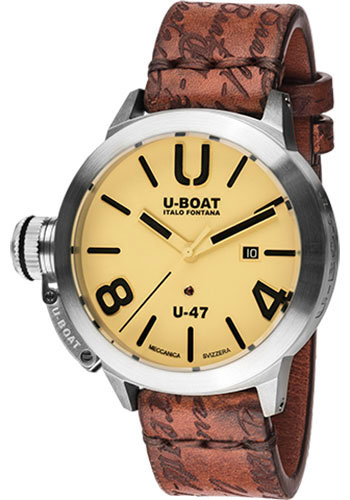 u boat skeleton watch