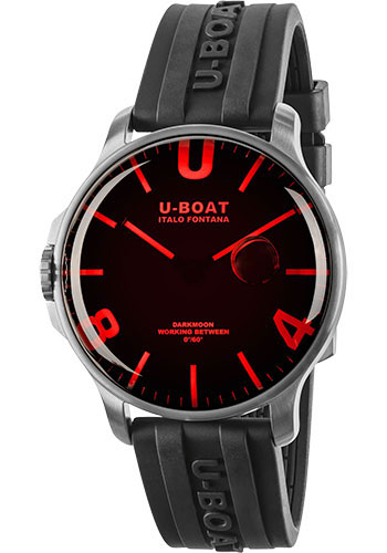 U-Boat Watches - Darkmoon 44mm - Red - Style No: 8465/B