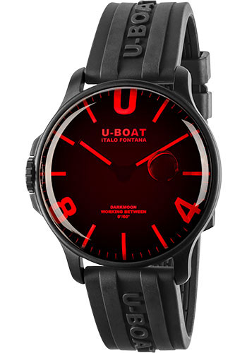 U-Boat Watches - Darkmoon 44mm - Red - Style No: 8466/B