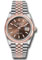 Rolex Datejust 36 Steel and Pink Gold - Domed Bezel - Jubilee Style No: 126201 choij