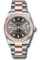 Rolex Datejust 36 Steel and Pink Gold - Domed Bezel - Oyster Style No: 126201 dkrio