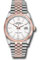 Rolex Datejust 36 Steel and Pink Gold - Domed Bezel - Jubilee Style No: 126201 wij