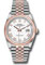 Rolex Datejust 36 Steel and Pink Gold - Domed Bezel - Jubilee Style No: 126201 wrj