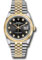 Rolex Datejust 36 Steel and Yellow Gold - Domed Bezel - Jubilee Style No: 126203 bkdj