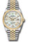 Rolex Datejust 36 Steel and Yellow Gold - Domed Bezel - Jubilee Style No: 126203 mdj