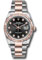 Rolex Datejust 36 Steel and Pink Gold - Fluted Bezel - Oyster Style No: 126231 bkdo