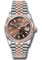 Rolex Datejust 36 Steel and Pink Gold - Fluted Bezel - Jubilee Style No: 126231 choij