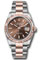 Rolex Datejust 36 Steel and Pink Gold - Fluted Bezel - Oyster Style No: 126231 choio