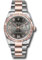 Rolex Datejust 36 Steel and Pink Gold - Fluted Bezel - Oyster Style No: 126231 dkrdr69o