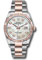 Rolex Datejust 36 Steel and Pink Gold - Fluted Bezel - Oyster Style No: 126231 mdo