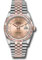 Rolex Datejust 36 Steel and Pink Gold - Fluted Bezel - Jubilee Style No: 126231 rdr69j