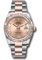 Rolex Datejust 36 Steel and Pink Gold - Fluted Bezel - Oyster Style No: 126231 rdr69o