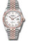 Rolex Datejust 36 Steel and Pink Gold - Fluted Bezel - Jubilee Style No: 126231 wrj