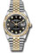 Rolex Datejust 36 Steel and Yellow Gold - Fluted Bezel - Jubilee Style No: 126233 bkdj