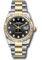 Rolex Datejust 36 Steel and Yellow Gold - Fluted Bezel - Oyster Style No: 126233 bkdo