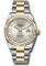 Rolex Datejust 36 Steel and Yellow Gold - Fluted Bezel - Oyster Style No: 126233 sdr69o