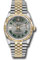 Rolex Datejust 36 Steel and Yellow Gold - Fluted Bezel - Jubilee Style No: 126233 slgrj