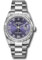 Rolex Datejust 36 Steel and White Gold - Fluted Bezel - Oyster Style No: 126234 audr69o