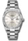 Rolex Datejust 36 Steel and White Gold - Fluted Bezel - Oyster Style No: 126234 sio