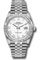 Rolex Datejust 36 Steel and White Gold - Fluted Bezel - Jubilee Style No: 126234 wrj