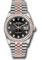 Rolex Datejust 36 Steel and Pink Gold - Diamond Bezel - Jubilee Style No: 126281RBR bkdj
