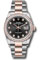 Rolex Datejust 36 Steel and Pink Gold - Diamond Bezel - Oyster Style No: 126281RBR bkdo