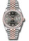 Rolex Datejust 36 Steel and Pink Gold - Diamond Bezel - Jubilee Style No: 126281RBR dkrdr69j