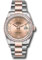 Rolex Datejust 36 Steel and Pink Gold - Diamond Bezel - Oyster Style No: 126281RBR rdr69o
