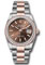 Rolex Datejust 36 Steel and Pink Gold - Diamond Bezel - Oyster Style No: 126281rbr choio